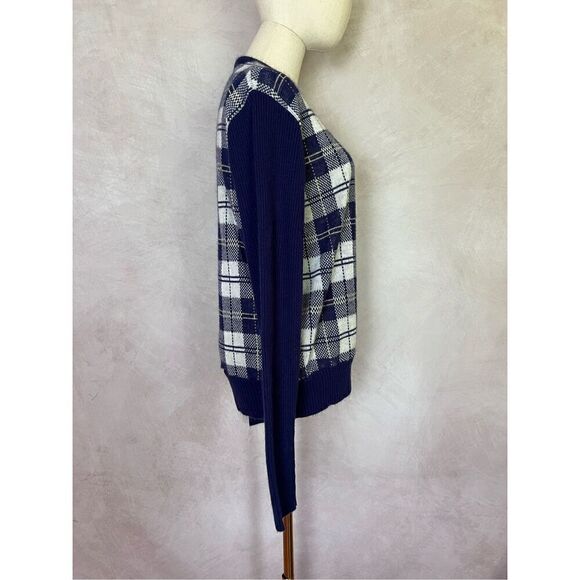 Vintage 1970s Jantzen Plaid Sweater - Picture 4 of 6